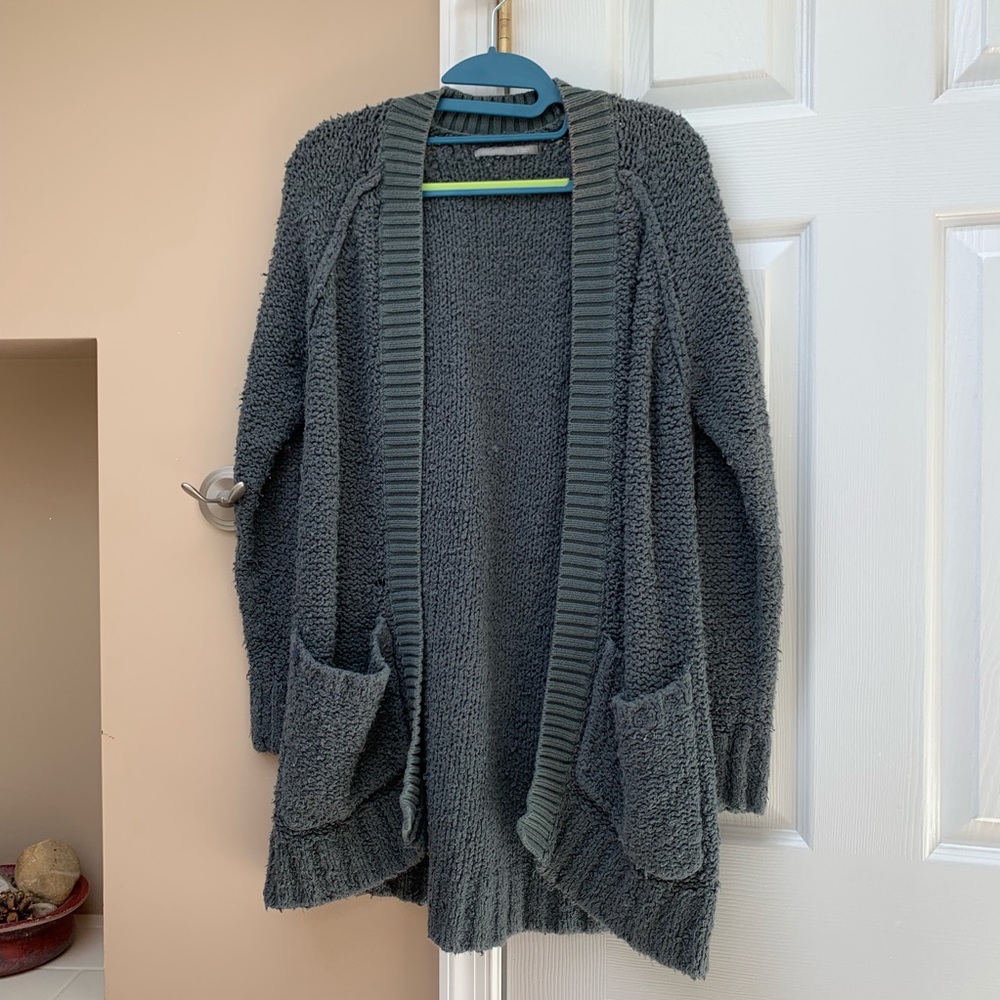 Fuzzy cardigan